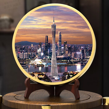 签约摄影师作品  五彩塔城 送乔迁礼物男生的生日礼物摆件 搬家创意