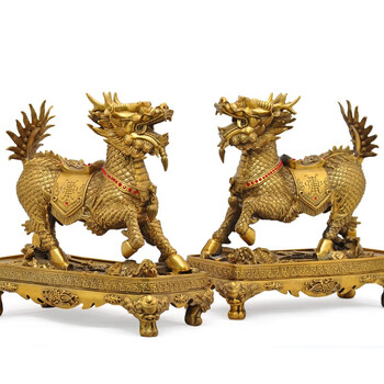 八宝麒麟(对)-铜sl _ 商品 - 多乐猫_duolemao