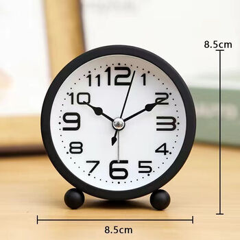 神器学生用女孩专用男孩智能闹铃桌面钟表时钟1701黑色>350_350手机