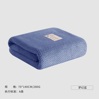 SANLI 三利 10A抗菌浴巾大号280g 梦幻蓝70*140cm