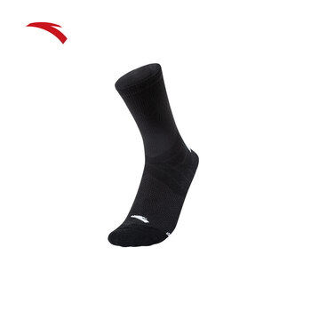 安踏袜子篮球袜男女运动袜中筒吸汗止滑耐磨足球羽毛球袜子