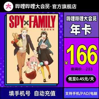 哔哩哔哩vip会员12个月年卡bilibili大会员B站年度大会员 填手机号【图片 价格 品牌 报价】-京东