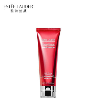雅诗兰黛(esteelauder)鲜活亮采红石榴二合一洁面乳125ml(红石榴洁面)