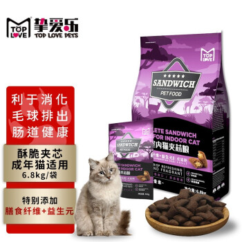 TOPLOVE猫干粮：口感丰富，安全健康，价格适中