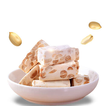 吃哆味怀旧牛轧糖硬牛轧花生奶糖办公室零食回忆婚庆喜糖节日糖果折叠