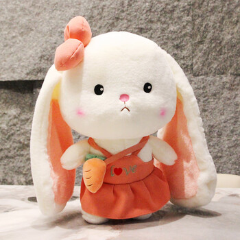 爱朗施生肖兔过年兔子玩偶毛绒玩具兔年吉祥物娃娃公仔新年小礼物女孩