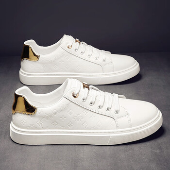 aj男鞋奢品小白鞋2022新款潮鞋春季韩版百搭工作男士鞋子男厚底鞋1jb