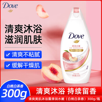 多芬（Dove）弹润水嫩沐浴乳300g细腻肌肤 持久留香润肤(新老包装随机)