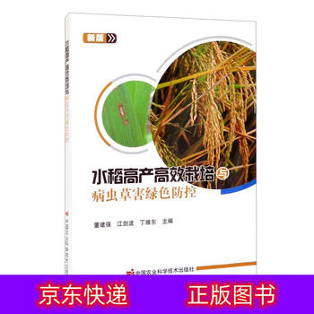 琨艺图书只售正版水稻高产高效栽培与病虫草害绿色防控农业基础科学类