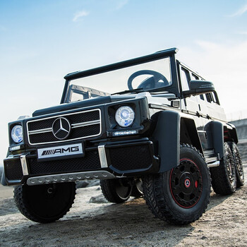 益尔乐梵酷fku奔驰大g儿童电动车越野车6轮六驱动可坐大人小孩可遥控