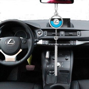 纳洪汽车香水挂件雷克萨斯rx300车标后视镜摆件装饰品凌志es车载男女士流苏吊坠内饰精油香水瓶ct0h 图片价格品牌报价 京东