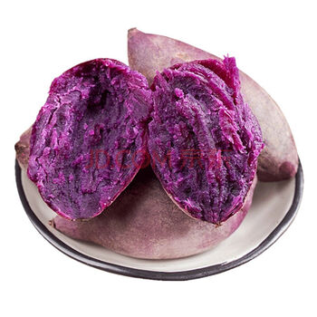 展志曼智 现挖新鲜紫薯紫罗兰紫红薯沙地紫薯地瓜新鲜蔬菜粗粮 带箱9.