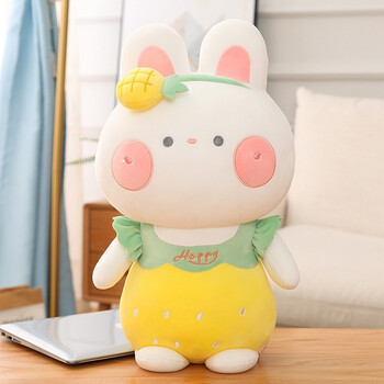 元族 兔子玩具女孩布娃娃毛绒公仔小白兔抱枕玩偶儿童女朋友生 菠萝兔