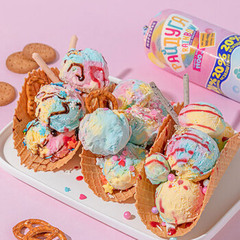 冰淇淋牛乳彩虹冰激凌冰棍冰棒乌克兰网红雪糕香肠条装600g2