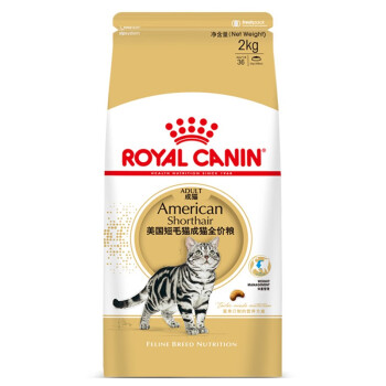 姜露宠物  Royal Canin  皇家猫粮 美短成猫粮ASA31/2KG 猫主粮 2kg