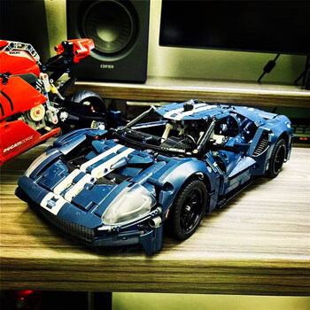 乐高乐福特gt野马跑车拼搭积木42154兼容积木机械组男孩赛车模型送