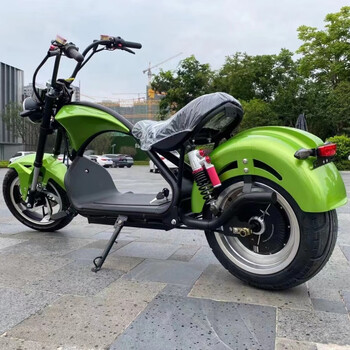 2022款太子大轮胎双人坐骑电动滑板车摩托车哈雷电瓶车代步电动车 新