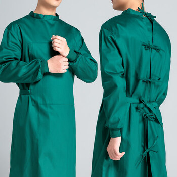 手术服纯棉男女通用医院手术室外科手术衣牙科医院口腔医生工作服问德