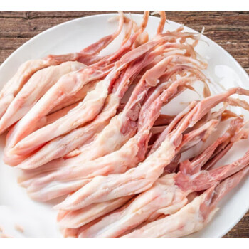 益客精品鸭舌生鲜大鸭舌冷冻大号新鲜鸭舌头生鸭舌鸭货2斤约90根2斤