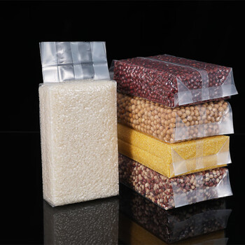 绿野客米袋抽真空大米真空米密封抽气袋子一0斤装加厚折角米砖包装袋