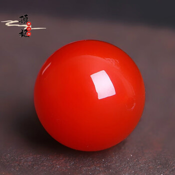 顶妃 收藏级凉山南红散珠 单珠单颗珠子  玛瑙手串配珠串珠配饰 收藏级9MM满色满肉/每颗