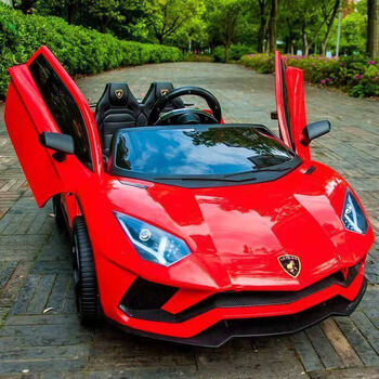 小孩子开的小车儿童电动跑车能坐人的车四轮遥控1-8岁宝宝摇摆汽车