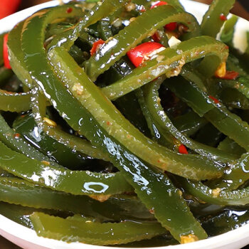 海带丝香辣即食裙带菜海带海味即食海带结零食小吃休闲食品海带丝10包