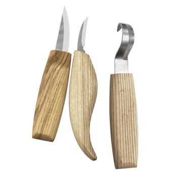 初构想(chugouxiang)定制沉香勾刀工具切香刀刮香刀勾丝刀3件套雕刻刀