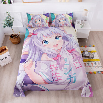 丝麓云单人床单二次元动漫人物来图动漫二次元床单学生宿舍 和泉纱雾