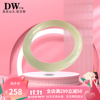 DWYTB 冰底青和田玉手镯女轻奢款感叮当镯时尚饰品送女友实用礼物 冰底青手镯57-58mm