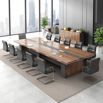 红墨匠 会议桌长桌会议室洽谈桌办公桌办公家具现代简约长方形桌椅