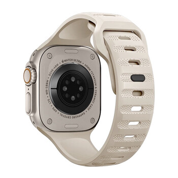 苹果手表表带apple watch氟橡胶表带适用于ultra/s8/7/6se 适用于i
