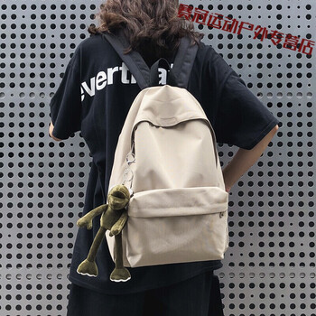 大橘猫banggirl书包女韩版原宿ulzzang大学生背包高中森系古着感简约ins风双肩包米白色 图片价格品牌报价 京东 大橘猫banggirl书包女韩版原宿ulzzang大学生背包高中森系古着感简约ins风双肩包米白色 图片价格品牌报价 京东