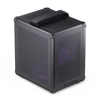乔思伯c6 桌面matx itx台式游戏办公小散热电脑主机箱a4迷你atx电源