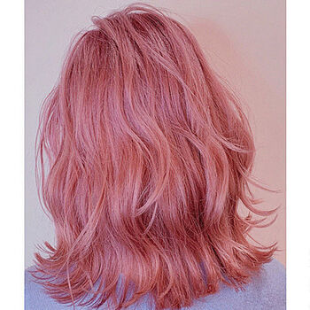 樱花粉色染发剂2022流行色自己在家染发染膏男女网红色仙女粉褪色膏不