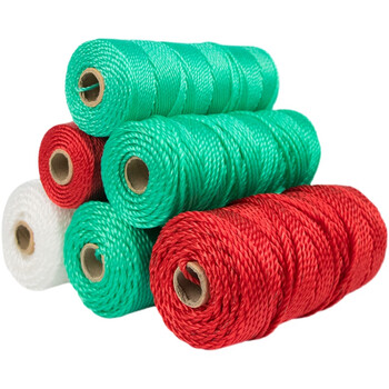 花e流绳子聚乙烯尼龙绳耐磨捆绑绳防水防晒抗老化绿色绳爬藤绳穿引线