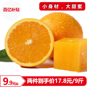 黔阳冰糖橙小橙子手剥橙橙子新鲜水果生鲜 带箱5斤特大果（约17个）