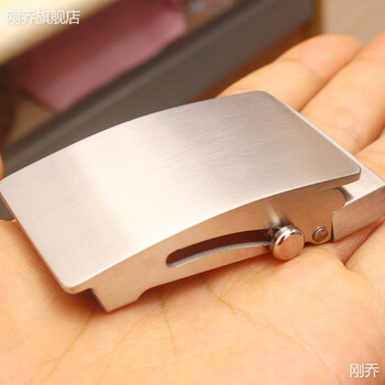 onevan百家姓不锈钢滚轴皮带扣头无孔无牙无孔男士腰带扣皮带老式3.