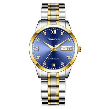 欧美时(omays)正品手表 女士商务休闲双日历全自动机械表 时尚名牌