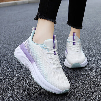 多走路duozoulu中考专用体育鞋女超轻跑步鞋减震学生运动鞋初中生立定