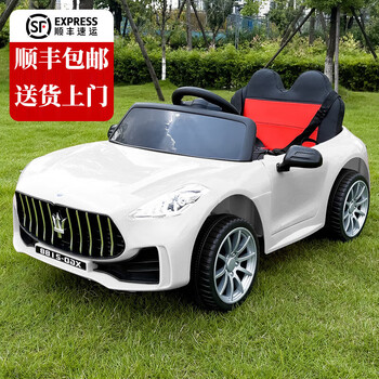 苹果嘉儿儿童电动车四轮童车可坐人遥控汽车玩具孩子宝宝男女周岁生日
