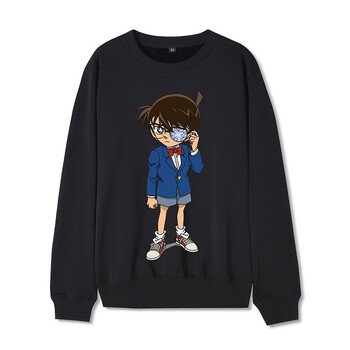 灰原哀联名卫衣名侦探柯南联名衣服动漫周边新款秋季新款6黑需要加绒