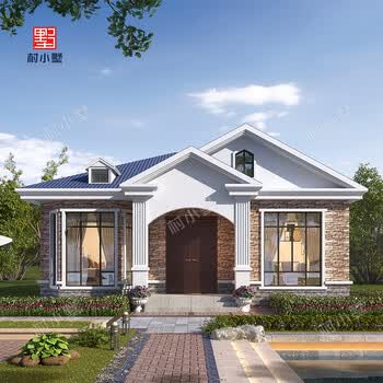 红经济实用小户型别墅设计图纸20万以内农村自建房别野房屋设计图全套