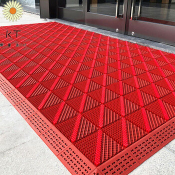 防水垫地垫防油防水防滑耐脏 商用室外防滑漏水地垫门口脚垫大门口