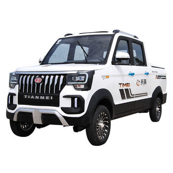 麦酷威电动四轮车双排皮卡货车载客拉货油电两用四轮电动车家用老人