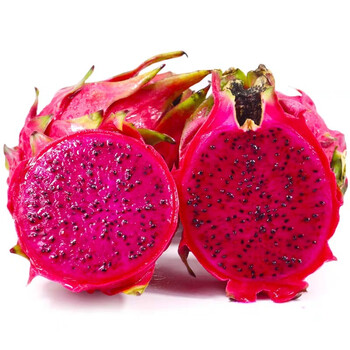 会同馆国产红心火龙果金都一号红肉新鲜水果2斤装单果300400g大果