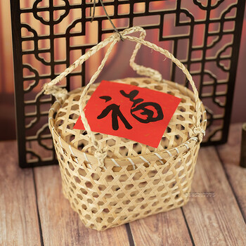 竹篮子大号 红纸"福"【图片 价格 品牌 报价】-京东