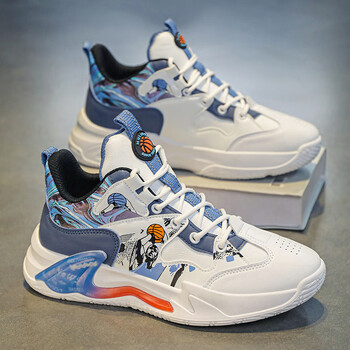 特步舒适同类型篮球鞋高帮男鞋秋冬运动鞋2023新款厚底体育生学生休闲