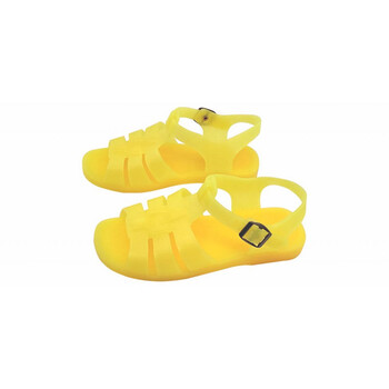 老式凉鞋怀旧经典男怀旧沙滩软胶防滑运动加厚凉鞋抖音黄金战靴 柠檬