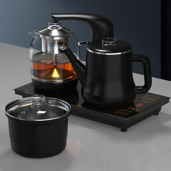 茶台烧水壶一体全自动全自动上水电热烧水壶泡茶台专用抽水一体煮茶桌